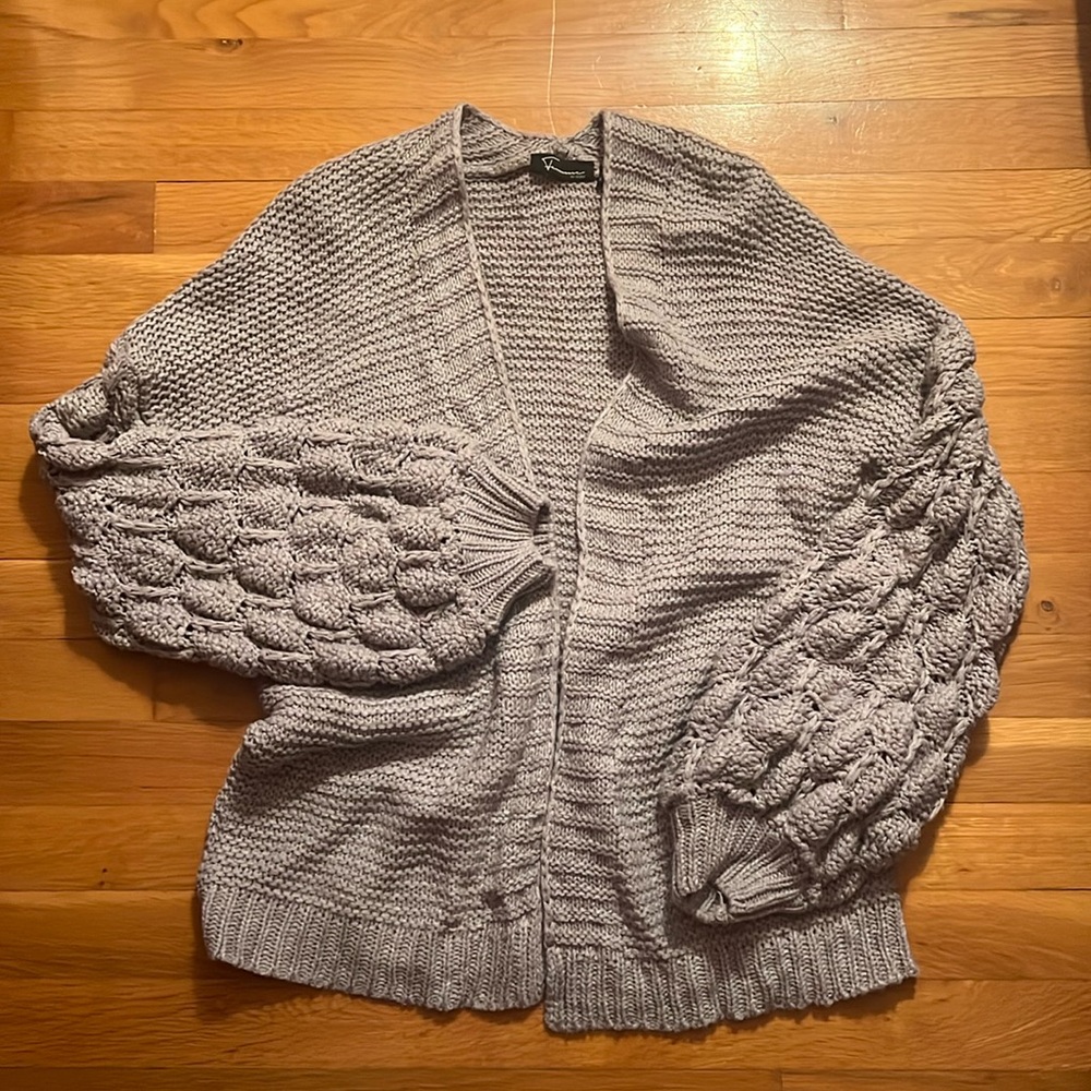 Chunky Gray Cardi